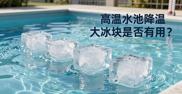大冰块游泳池降温效果_杭州高温水池降温大冰块_冰块降温实际应用分析